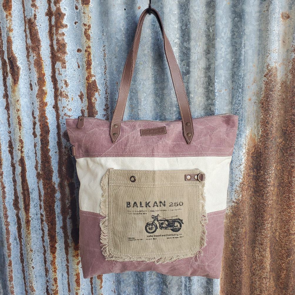 Balkan 250 Motorcycle Tote Front